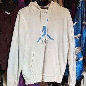 Jordan Flight Jumpman Hoodie White | Classic Nike Air Jordan Pullover